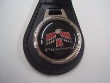 PONTIAC FIREBIRD    KEY CHAIN   LEATHER FOB picture