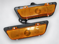 1960 Chevrolet Impala Bel Air Biscayne El Camino Park Lamp Assembly Amber PAIR picture