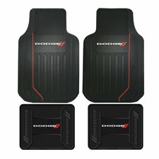 Front & Rear DODGE Floor Mats Rubber All Weather Factory Liners Authentic MOPAR picture