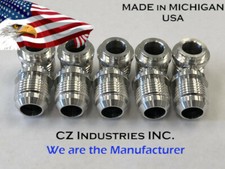 AN10, 10 AN, 10AN QTY:10 MALE BILLET 6061T6 ALUMINUM WELD ON FITTING BUNG picture