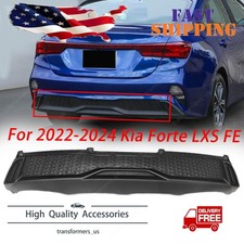 For 22 2023 2024 Kia Forte FE/LXS Rear Bumper Lower Cover Valance  Black Plastic picture