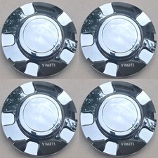 4 PCS NEW 16 INCH CHROME WHEEL HUB CENTER CAPS SET FOR 1997-2003 FORD EXPEDITION picture