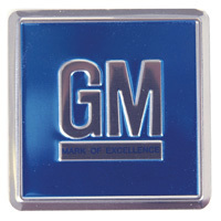 New GM Mark of Excellence Logo Emblem (DOOR JAMB) picture