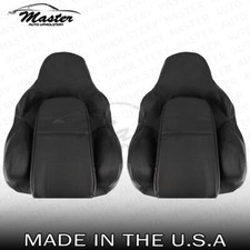 Replacement 2003 2004 For Volkswagen R32 Front Top Black Vinyl Seat Covers picture