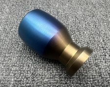 Spoon Sports Titanium Style Oval Shape Aluminum Weighted Gear Shift Knob picture