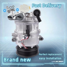 A/C Compressor w/ Clutch For 2012-2015 Chevrolet Cruze 1.4L Turbo 39133197 picture