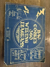 Antique B.W. Cooke's 360 Wiring Diagrams Automotive Electrical Blueprints Rare picture