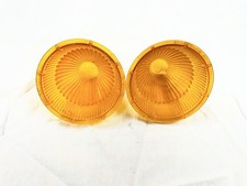 2 Stratolite 57 Vintage Amber Beehive Marker Running Clearance Light Lamp Lens picture