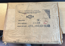 10 NOS Harley Davidson OEM Cylinder Head Gaskets 11-39 Flathead 45 W WL WLA WR picture