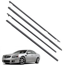 4pc Door Window Reveal Molding Weatherstrip For 08-09 Pontiac G8 GT GXP 92277514 picture