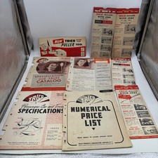 Vintage 1949-54 TRICO Wiper Dealer Literature Catalogs Price Lists Lot picture
