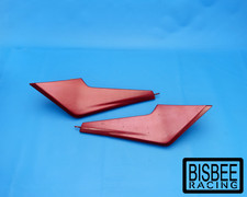 BMW OEM 85-99 K75S K100 K1100 LEFT AND RIGHT SIDE COVERS K100RT RED picture