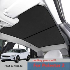 Black Glass Roof Sunshade Window Shade Sunroof Heat Insulation For Polestar 2 picture
