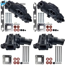 For MerCruiser Dry Joint V8 Exhaust Manifold Riser Kit 865735a02 864591T02 picture