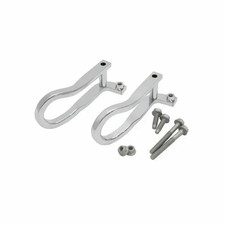2022-2027 Chevrolet Silverado 1500 Front Tow Hooks Chrome 85657046 OEM GM picture