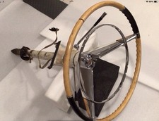 1957 1958 Cadillac Steering Wheel & Column DeVille Fleetwood Eldorado Original picture