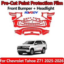 8.5Mil PreCut Front Bumper PPF Kit Film For Chevrolet Tahoe Z71 2025-2026 picture
