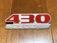 Genuine Ferrari F430 430 Scuderia Dashboard Emblem Badge OEM Rare Original picture