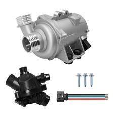 Water Pump w/ Thermostat & Bolt For BMW 128i 325i 328i 528i 530i X3 11517586925 picture