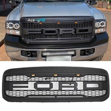 Front Grill for 1999-2004 Ford F250 F350 Bumper Grille Honeycomb Mesh Black ABS picture