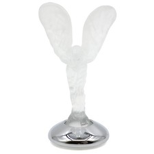 White Silica Crystal Spirit of Ecstasy w/ Wiring Harness For Rolls Royce picture