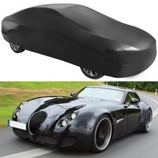 Waterproof Full Car Cover Outdoor Indoor Satin Stretch Black For Wiesmann GT picture