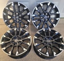 4 Chevrolet Traverse z71 18” Gloss Black and Machined Factory OEM Wheels Rims picture