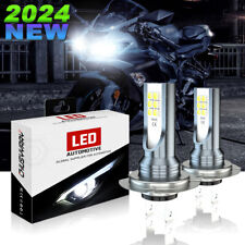 H7 LED Headlight Bulbs 6000K For Kawasaki Ninja 650R 2006-2011 650 2012-2019 picture