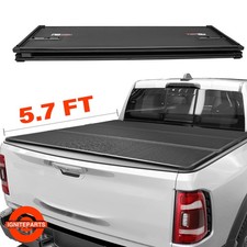 Tri-Fold 5.7FT/5.8FT Hard Truck Bed Tonneau Cover For 2009-2026 Ram 1500 On Top picture