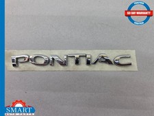 Pontiac Solstice Emblem Logo Word Rear Bumper 