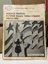 Harley Davidson Official Factory Manual FLT/FXR 1984 - 1986 - 99483-86 picture