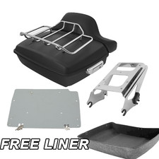 Chopped Trunk Pad Mount Rack Base Plate Fit For Harley Street Road Glide 2009-13 picture