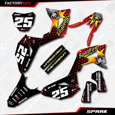 Red Spark Racing Graphics Kit fits Honda CRF250 18-21 Crf 250 Crf250f picture