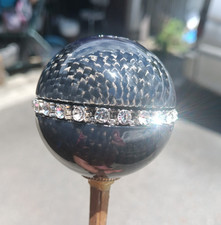 Ferrari F50 type shift knob with embedded stone chain bezel picture