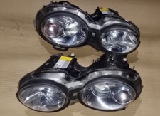 02 TO 08 JAGUAR X-TYPE FRONT HELLA PROJECTOR HEADLIGHTS Pair picture