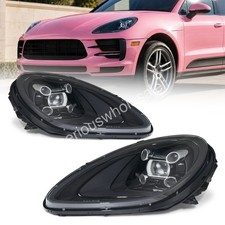 🔥NICE Fit 2019 2020 2021 PORSCHE MACAN Right LEFT Side Full LED Headlight NEW picture