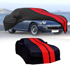 Red/Black Indoor Car Cover Stain Stretch Dustproof For Maserati Spyder COUPE picture