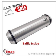 8x30 End Fill Round Spun Lightweight Aluminum Gas Fuel Auxiliary Tour Tank picture