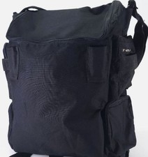 T-Bags Motorcycle Sissy Bar Travel Bag Expandable Luggage Tail Pack Trunk Black picture