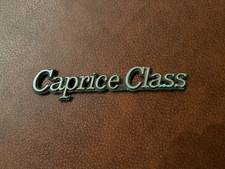 Chevrolet Caprice Classic Emblem/Name Badge 1977-90 Logo OEM Original Vintage picture