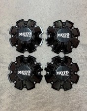 Moto Metal M793BK01 Gloss Black Wheel Center Caps M-793 Set of 4 picture