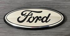 2005-2007 Ford F250 F350 Super Duty Front Grille Chrome Black Ford 9 Inch Emblem picture