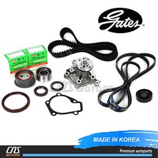Gates HTD Timing Belt Kit Water Pump for 02-08 Hyundai Elantra Tiburon Tucson picture