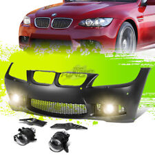 PAINTABLE M3 STYLE FRONT BUMPER+GRILLE+FOG LIGHT FOR 09-11 E90 3-SERIES WITH PDC picture