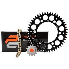 Primary Drive Gold X-Ring Chain Sprocket Set Black For HONDA CRF450R 2017-2025 picture