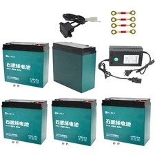 5PC 12V 20Ah 6-DZM-20 Battery 6-DZF-20 6-DMF-20 For Tricycle Mower Bicycle Trail picture