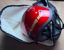 Vintage 1993 Shoei RJ-101V Red Open Face Helmet M Wired Headset Parts Only picture