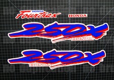1988 88' TRX 250x 4pc Decals Stickers Fourtrax Graphics fender White Plastics picture