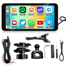 Motorcycle GPS Navigation Wireless Portable Carplay/Android Waterproof 6.3Inch picture