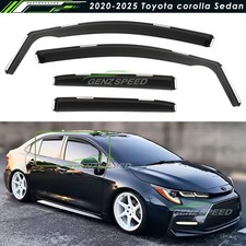 For 2020-2026 Toyota Corolla Sedan In-Channel Rain Guards Window Visors Shade picture